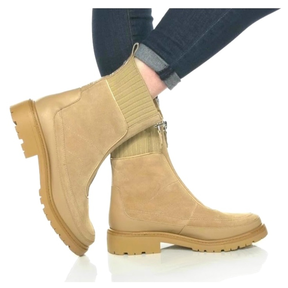 New Sam Edelman Leone Bootie In Sesame Color Sz 6